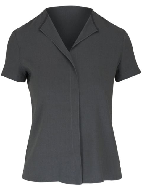 Peter Cohen V-neck short-sleeved blouse 