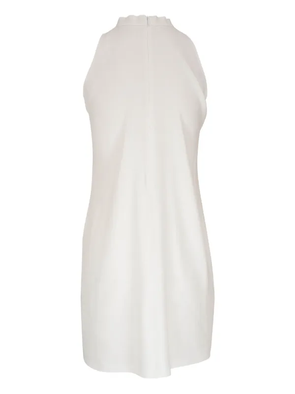 Peter Cohen Linen-blend Halterneck Minidress - White Peter Cohen Linen-blend Halterneck Minidress - White