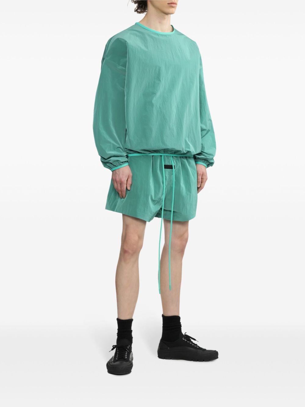 FEAR OF GOD ESSENTIALS Gekreukte shorts - Groen