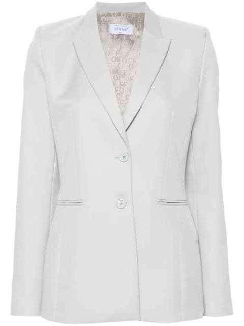 Off-White однобортный пиджак
