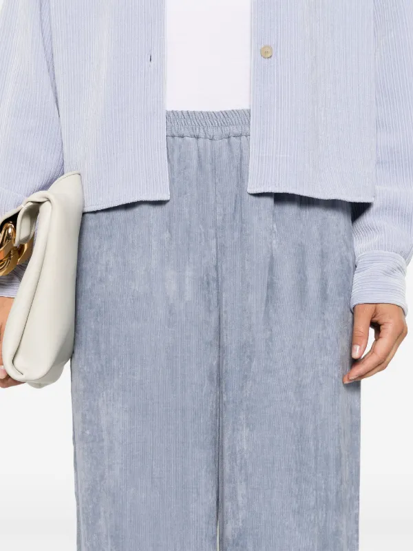 forte_forte★コーデュロイパンツ Forte Forte コーデュロイ ワイドパンツ | ブルー | FARFETCH JP