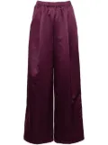 Forte Forte satin palazzo pants - Purple