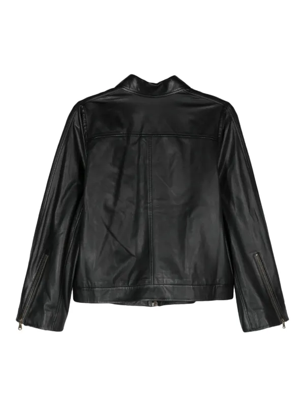 人気商品ランキング Forte ブラック | レザージャケット ジップアップ Forte ジャケット・アウター