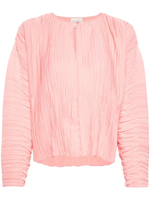 Forte Forte blusa plisada manga larga