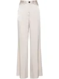 Forte Forte satin palazzo pants - Neutrals