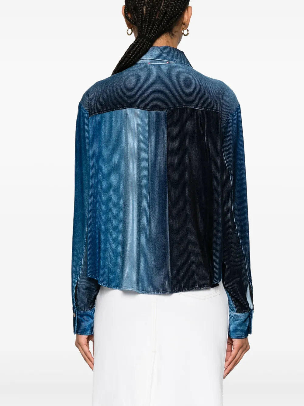 FORTE FORTE GRADIENT CORDUROY SHIRT 
