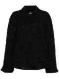 Forte Forte bouclé tweed jacket - Black