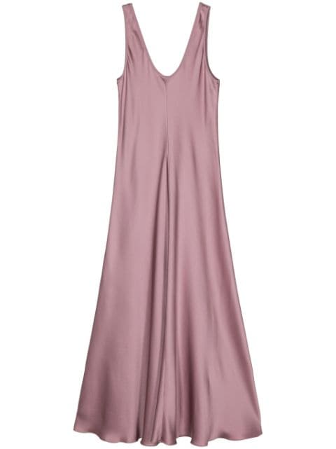 Forte Forte sleeveless satin midi dress