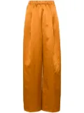 Forte Forte satin palazzo pants - Orange