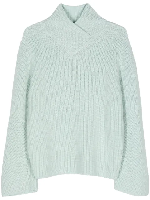 Forte Forte crossover-neck chunky-knit jumper