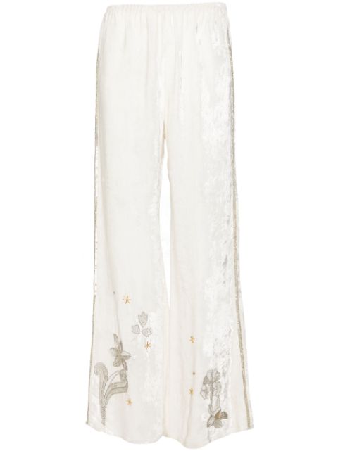 Forte Forte velvet wide-leg trousers