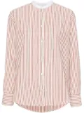 Forte Forte striped button-up shirt - White