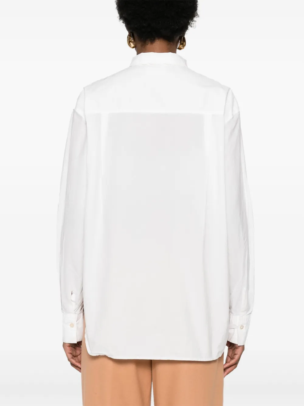 Forte Blouse met strik Wit