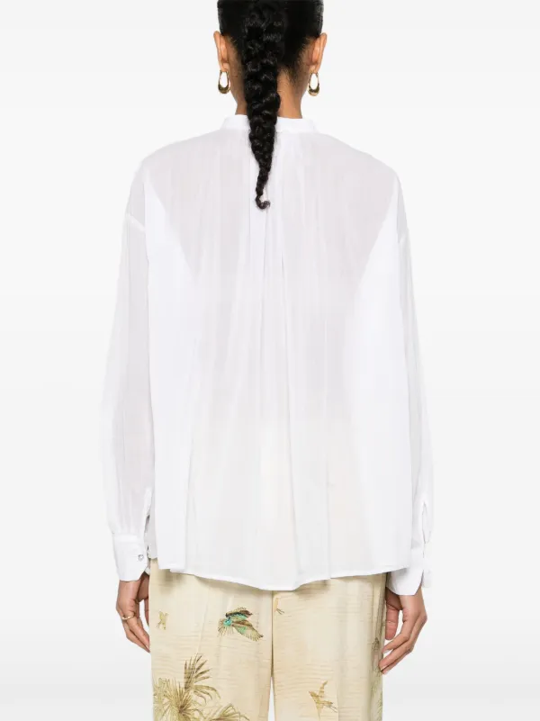新品定価69,300円 forte_forte シルクナイロン ブラウス シャツ blouses and shirts for women | forte_forte