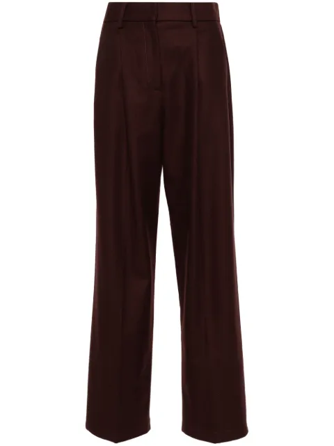 Forte Forte pleat-detail straight-leg trousers