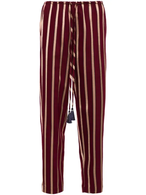 Forte Forte striped tapered trousers