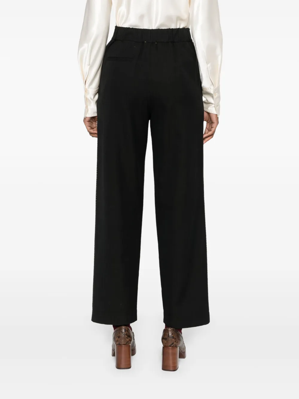 FORTE FORTE BEADED TAPERED TROUSERS