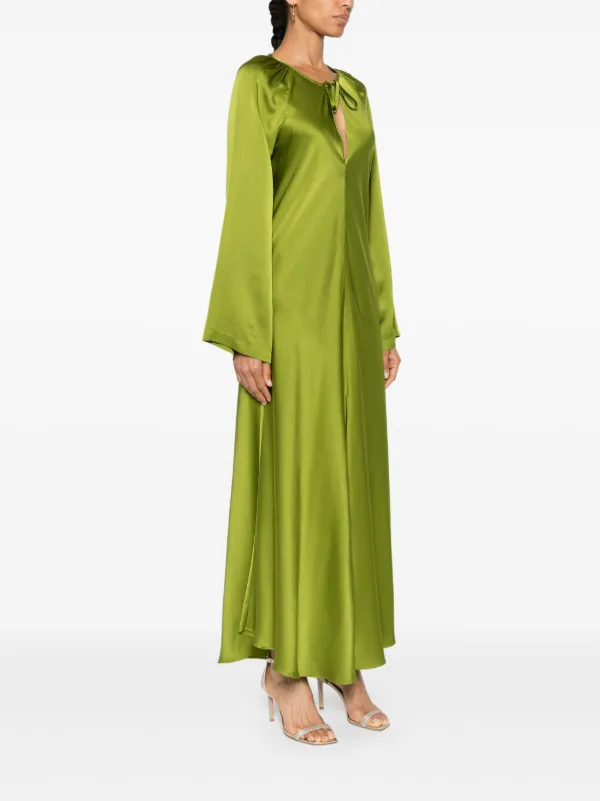 green emerald velvet dress Emerald Green Long Sleeve Prom Dress Square Neck, Sparkly Lace, Corset –  Viniodress main image 1