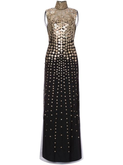 Alberta Ferretti embellished sleeveless dress