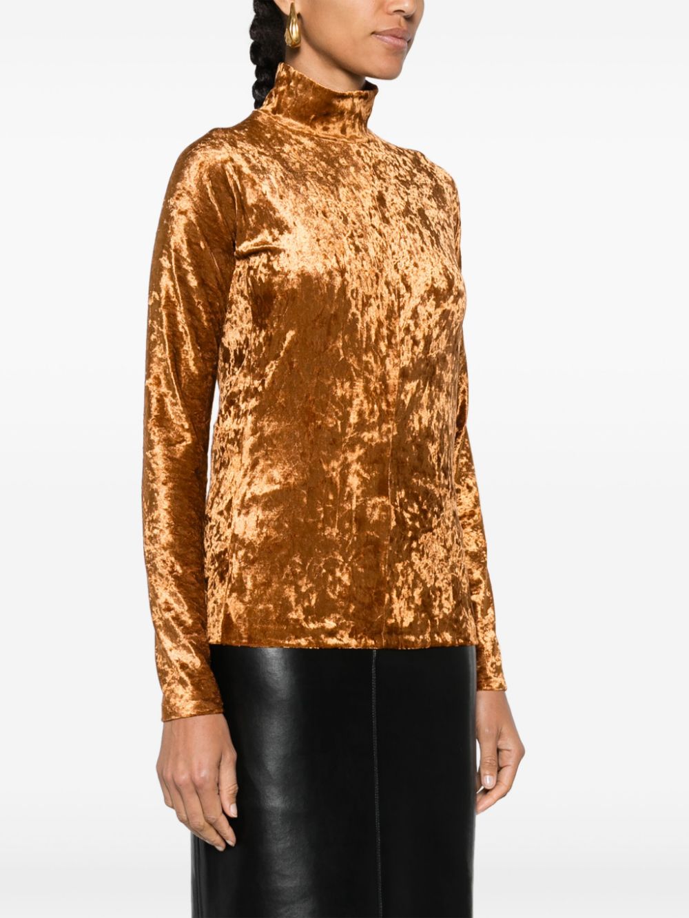 Affordable ETRO crushed-velvet top Women