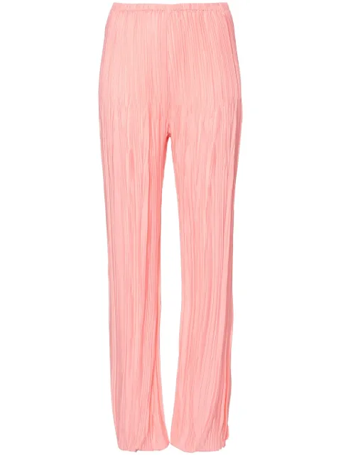 Forte Forte pantalones rectos plisados