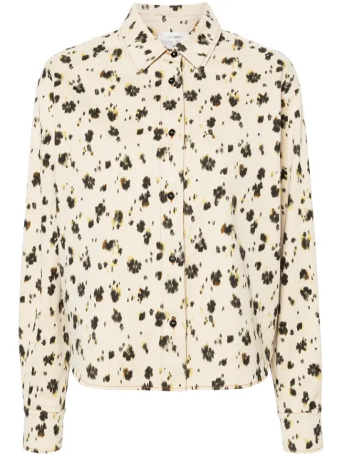 Forte Forte camisa de sarga con estampado abstracto