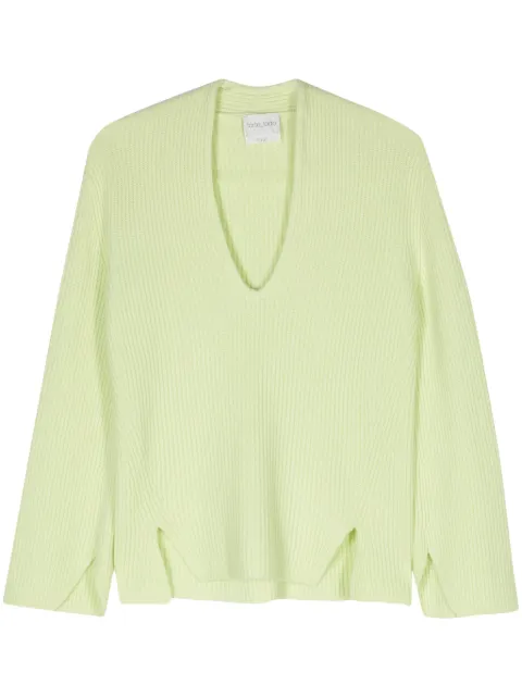 Forte Forte V-neck ribbed jumper