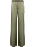 Forte Forte satin palazzo pants - Green