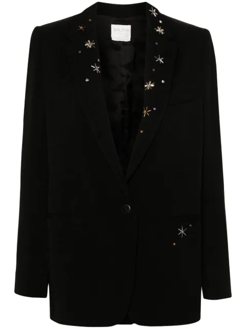 Forte Forte crystal-embellished single-breasted blazer
