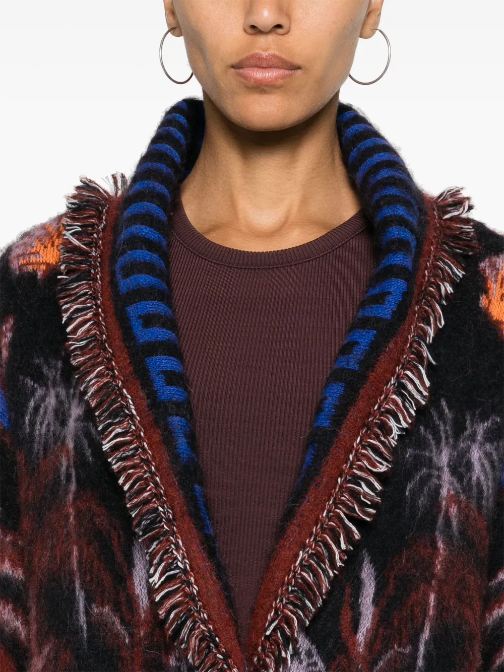 Forte Jas met jacquard Zwart