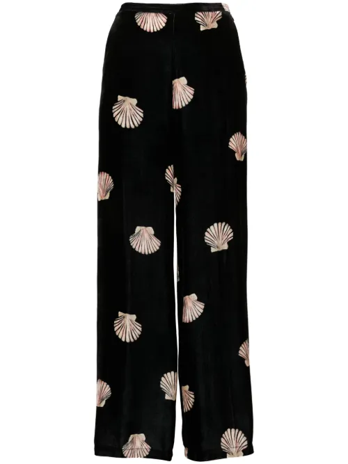 Pantalon ample en velours - Forte Forte - Modalova