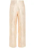 Forte Forte patterned straight-leg trousers - Neutrals