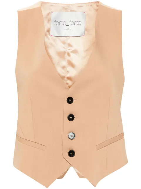 Forte Forte satin-panelled waistcoat