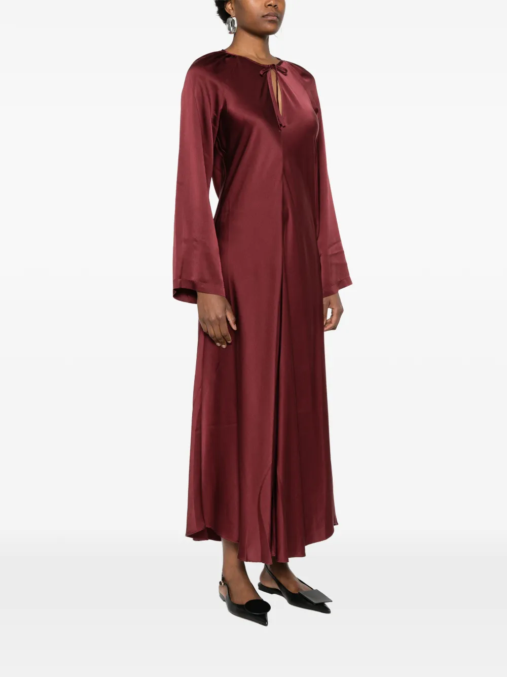  Forte Forte Silk Shift Dress - Red 