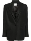 Forte Forte single-breasted felted blazer - Grey