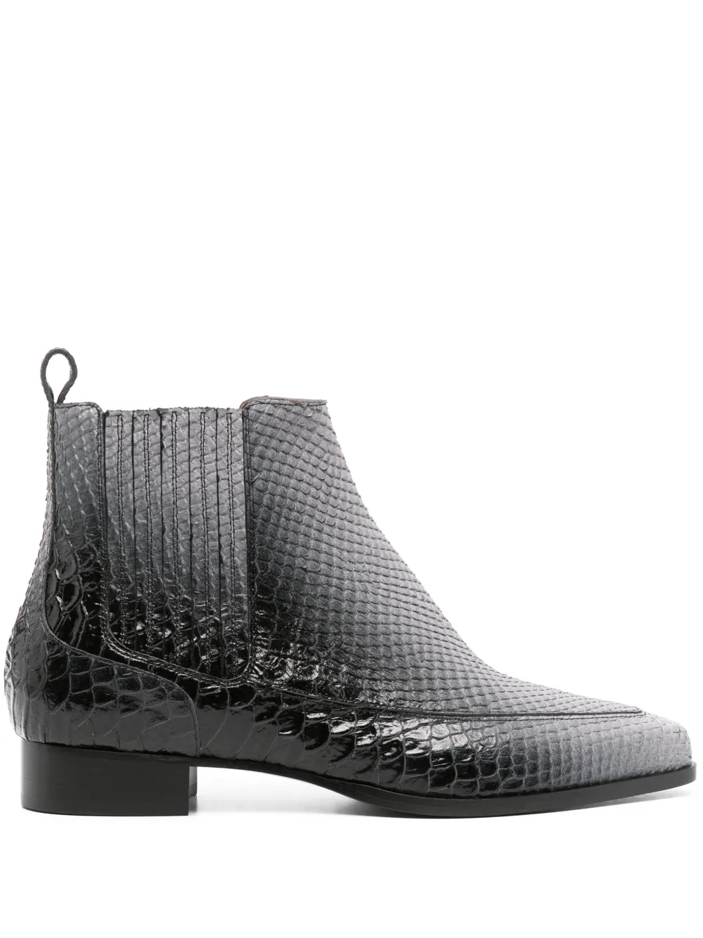 Alberta Ferretti Beatles enkellaarzen Grijs