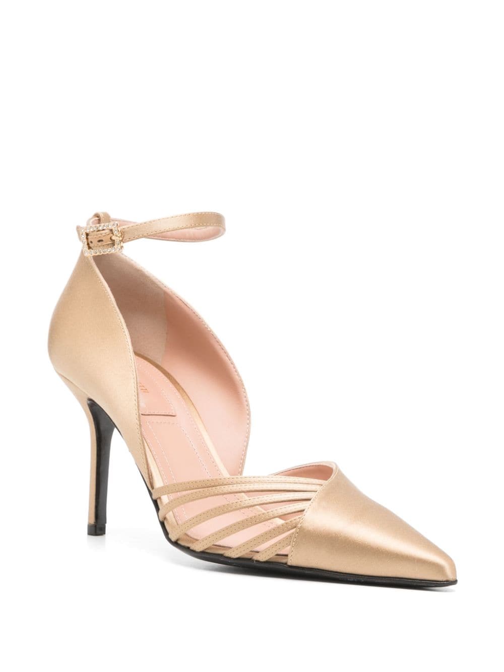 Alberta Ferretti 85mm Evening pumps - Bruin