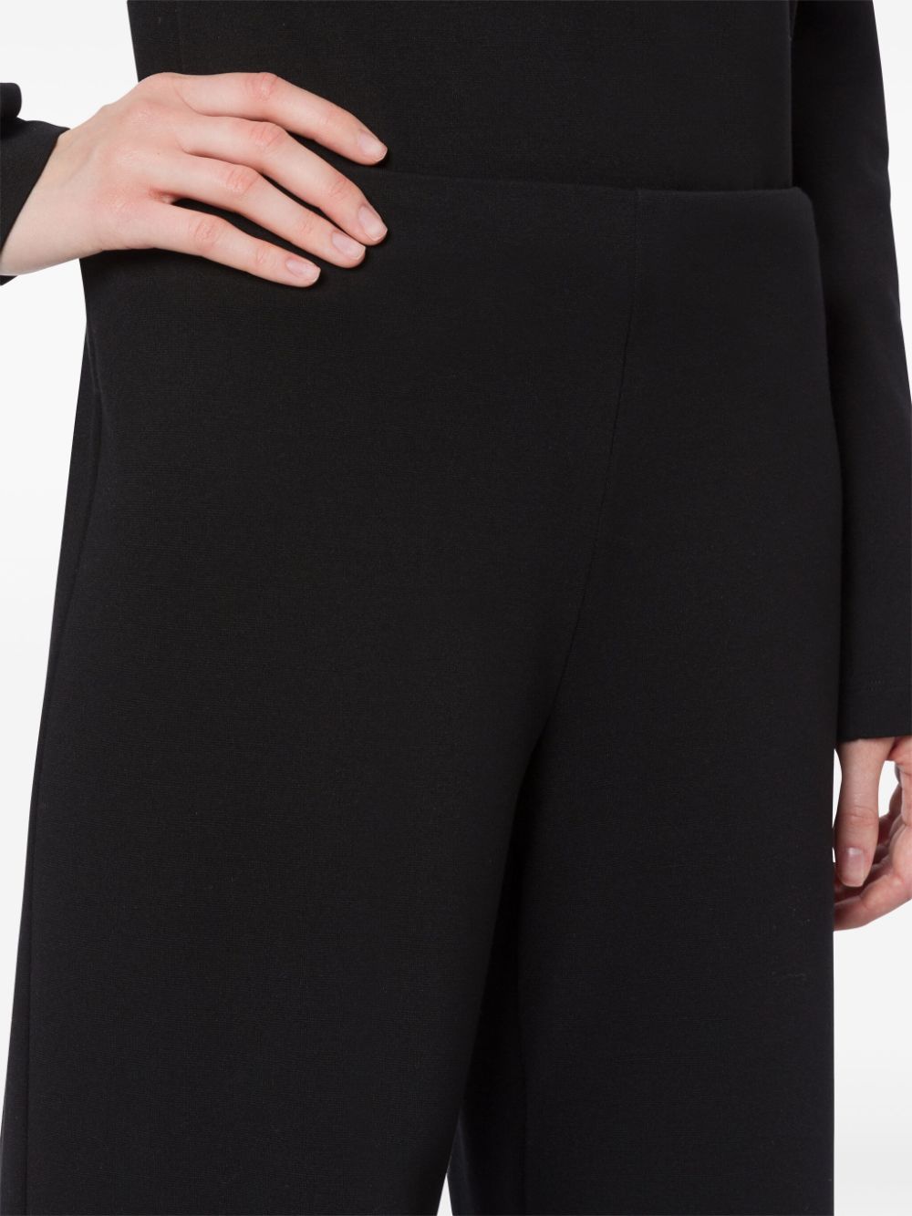 Alberta Ferretti High waist palazzo broek Zwart