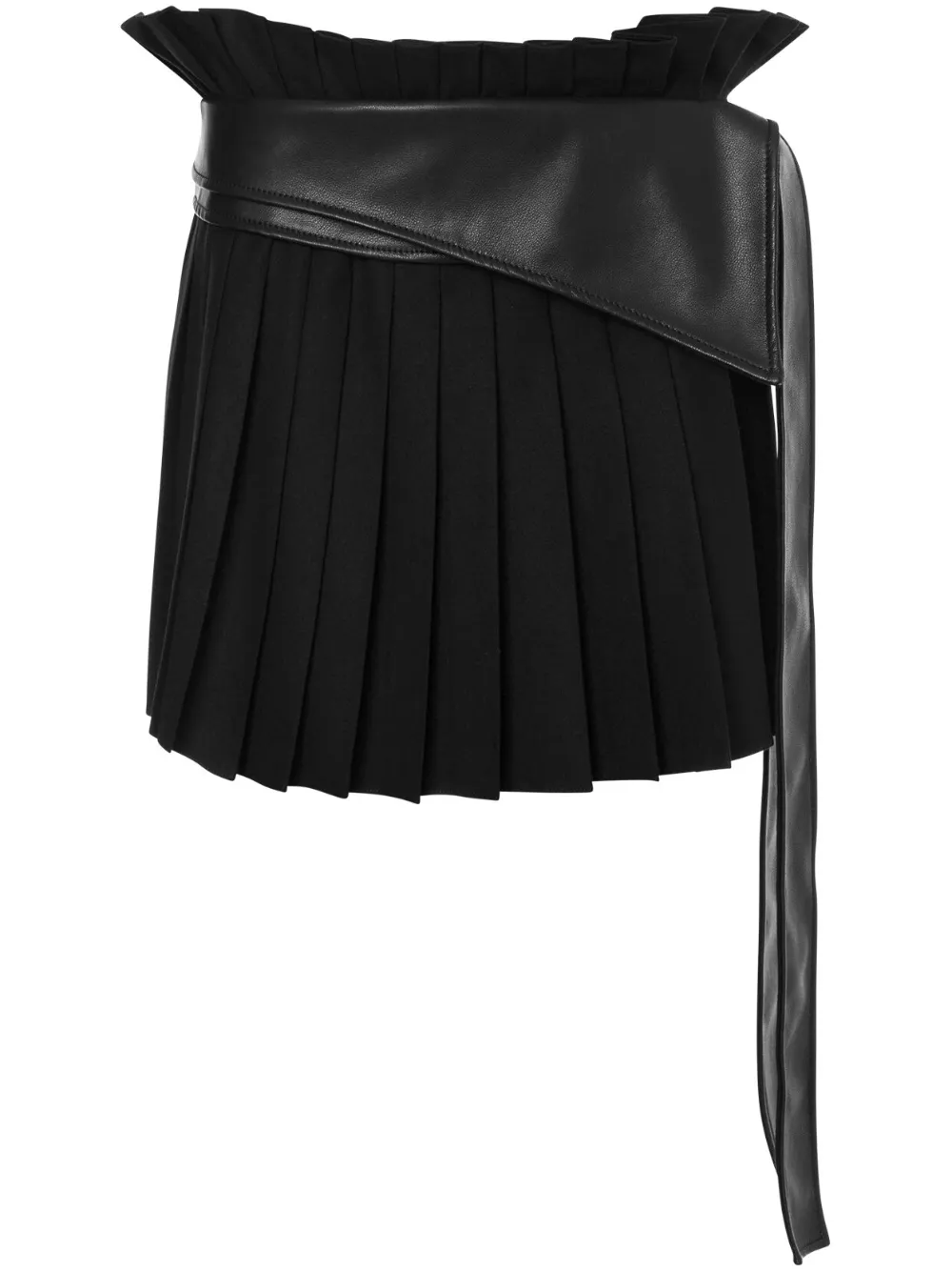 Pleated leather mini skirt ralph lauren outlet