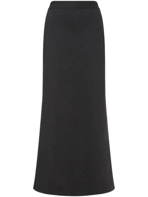 Alberta Ferretti pleated maxi skirt