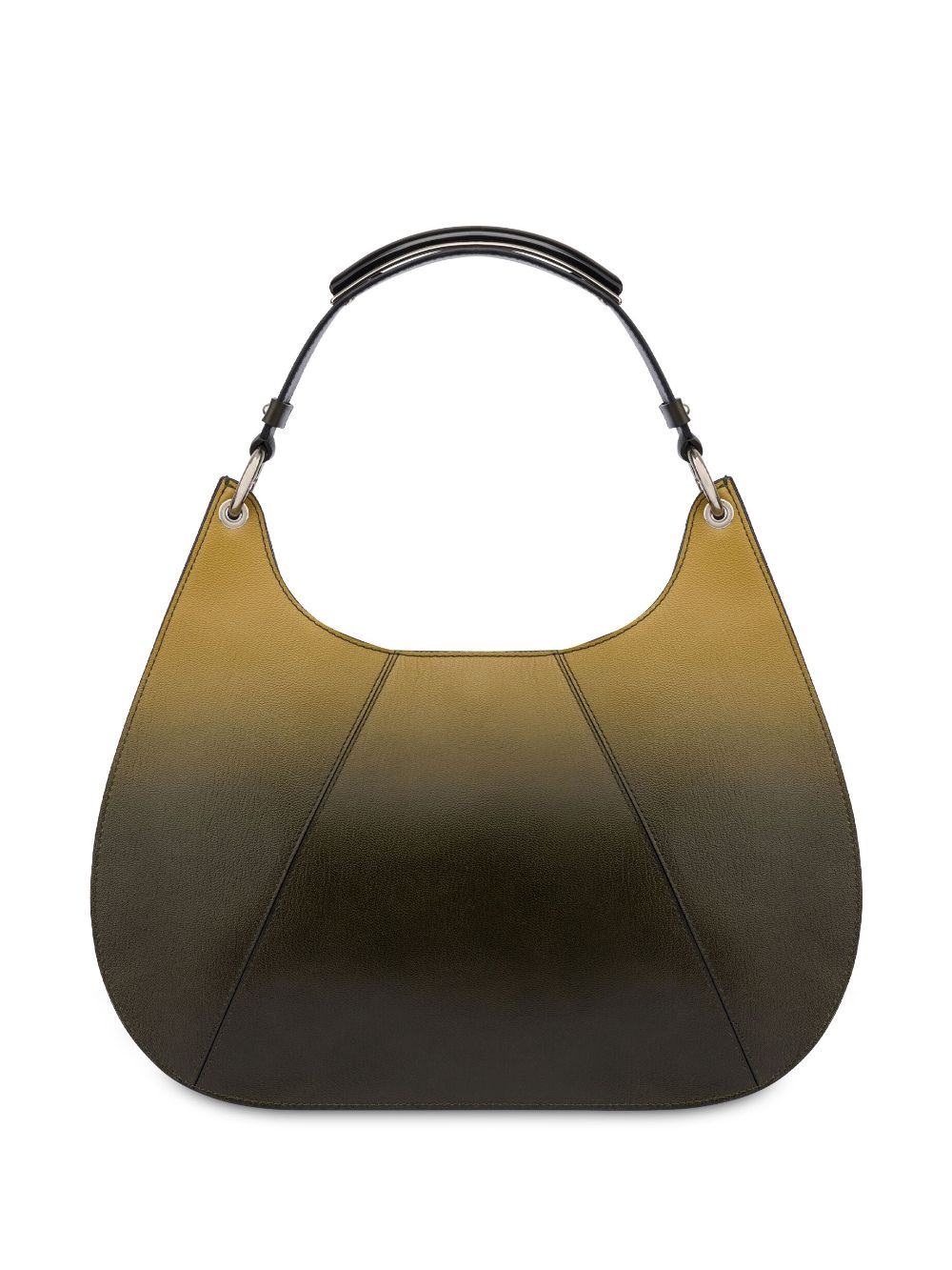 Shop Alberta Ferretti Leather Shoulder Bag In 绿色