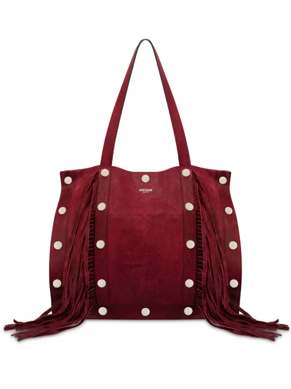 Moschino スタッズ ショルダーバッグ | レッド | FARFETCH JP