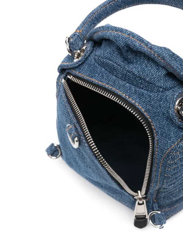 Moschino Denim Biker Backpack | Blue | FARFETCH