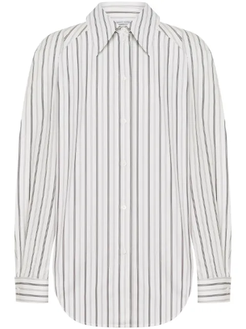 Alberta Ferretti camisa manga larga con rayas estampadas