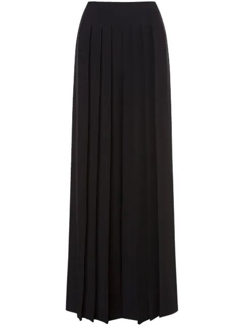 Alberta Ferretti pleated wide-leg trousers