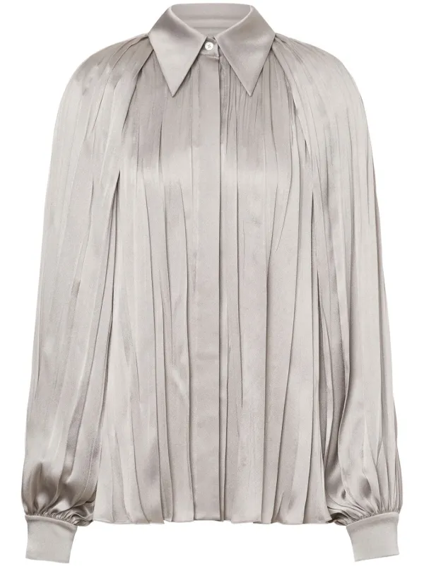 Alberta Ferretti Armazones Alberta Ferretti Camisa Satinada Con