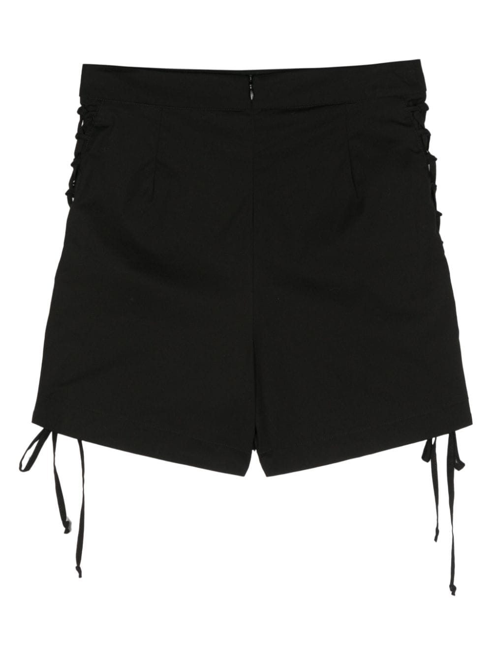 Federica Tosi Popeline shorts - Zwart