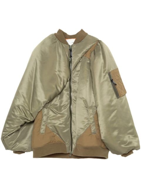 Yoshiokubo satin-finish jacket 