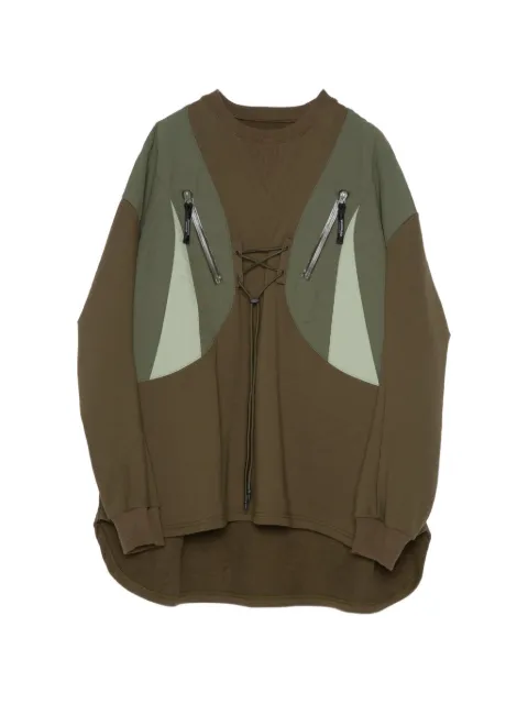 Yoshiokubo panelled sweatshirt