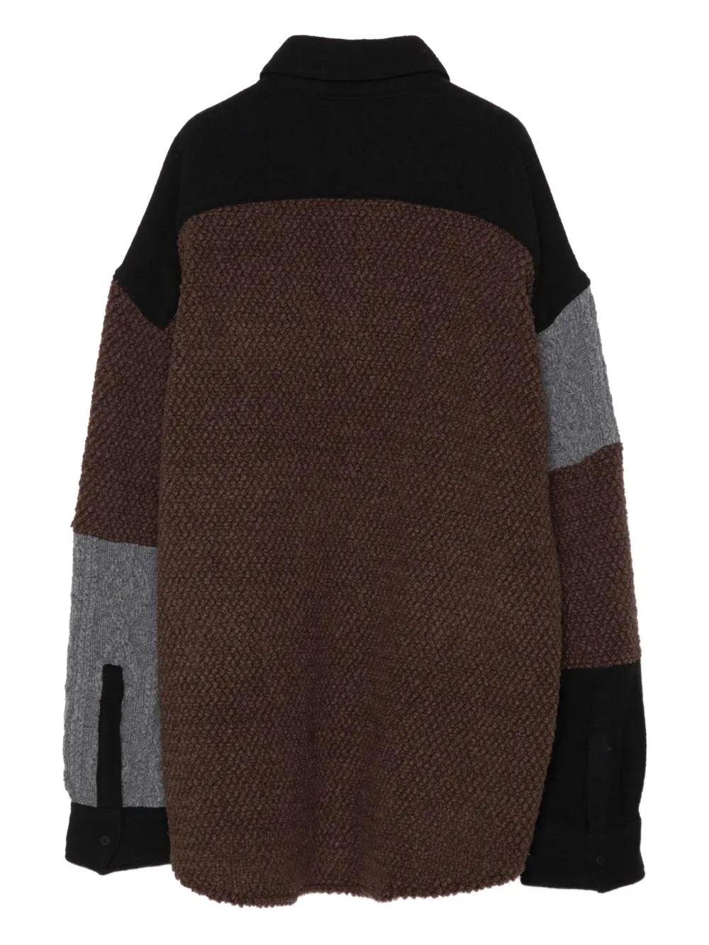 Yoshiokubo Patchwork Buttoned Shirt In Multi